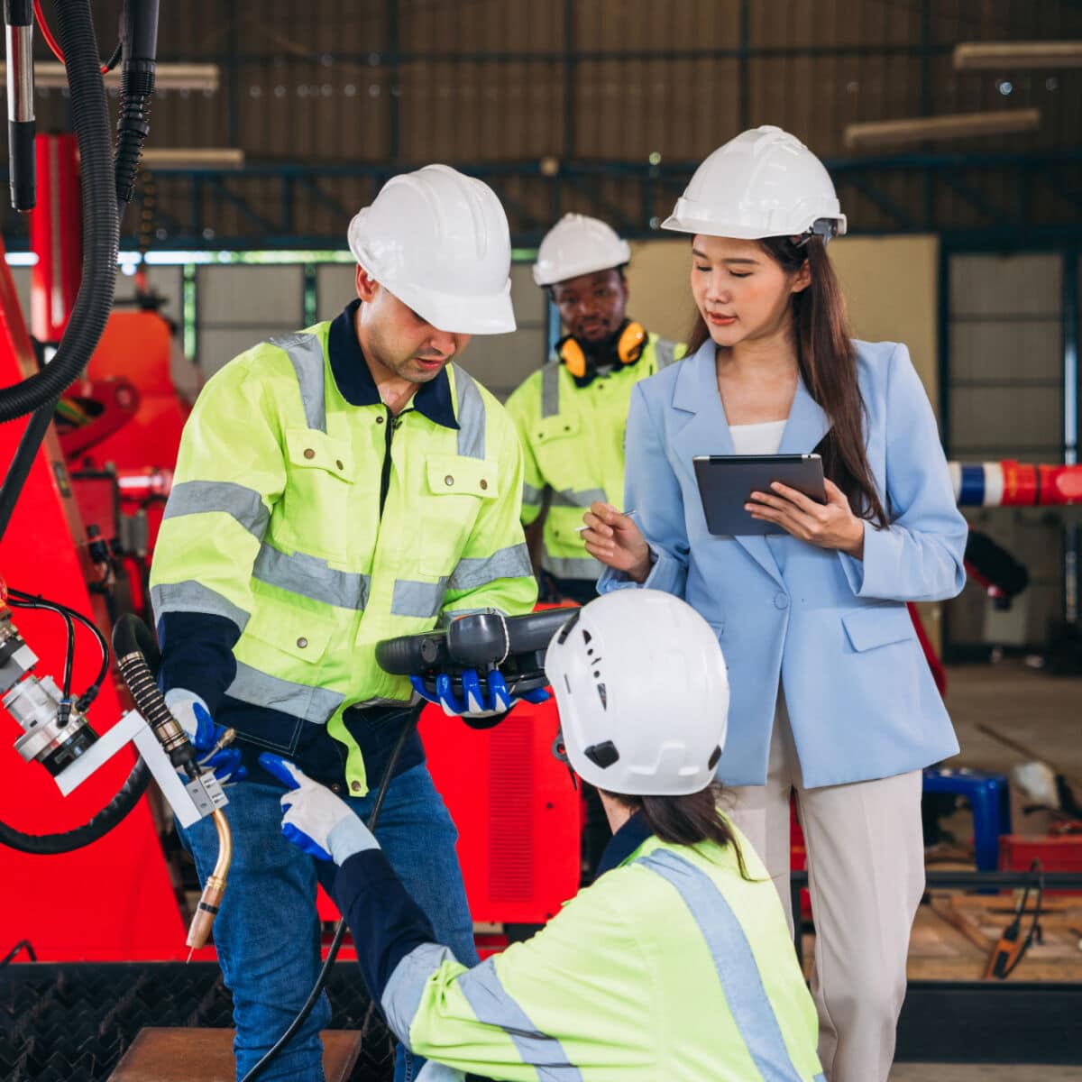 team-inspecting-and-meeting-about-the-automated
